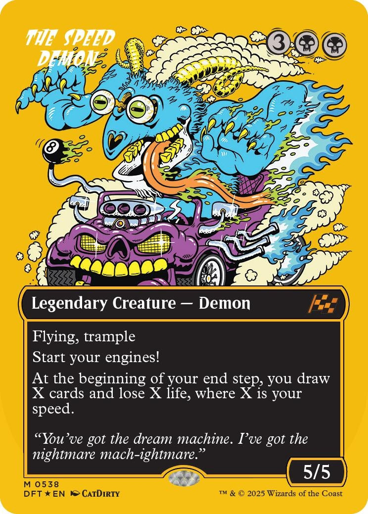 Image for The Speed Demon (Borderless) (First-Place Foil) (538) [DFT]