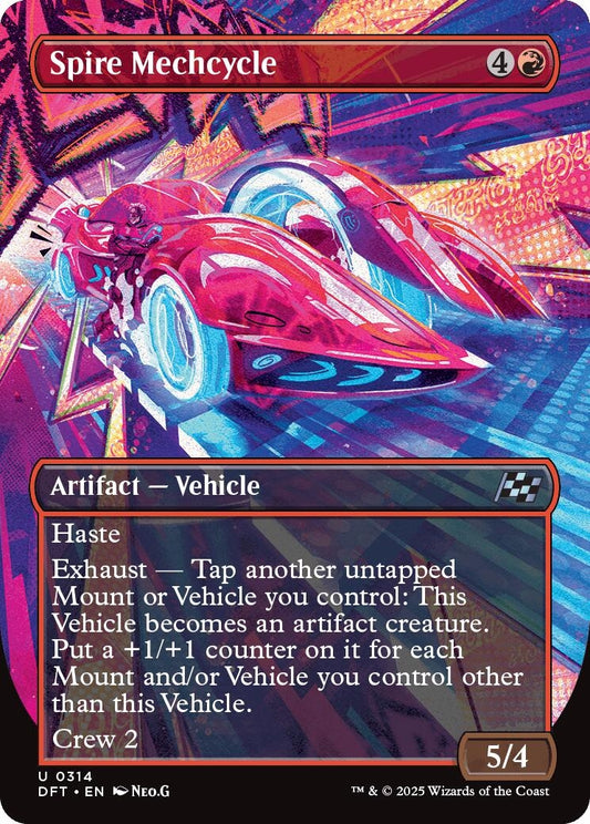 Image for Spire Mechcycle (Borderless) (314) - Magic: The Gathering