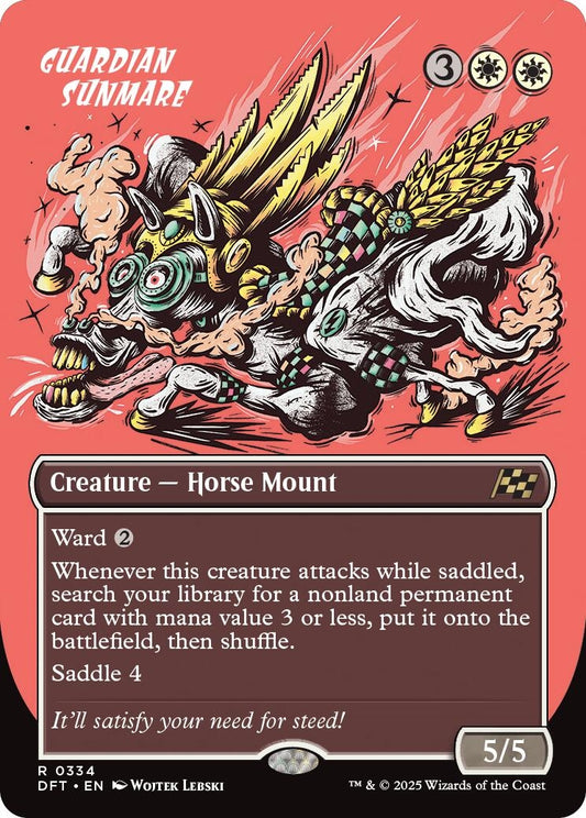 Image for Guardian Sunmare (Borderless) (334) - Magic: The Gathering