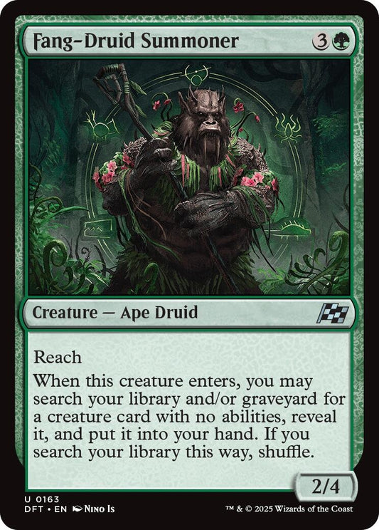 Image for Fang-Druid Summoner (163) - Magic: The Gathering