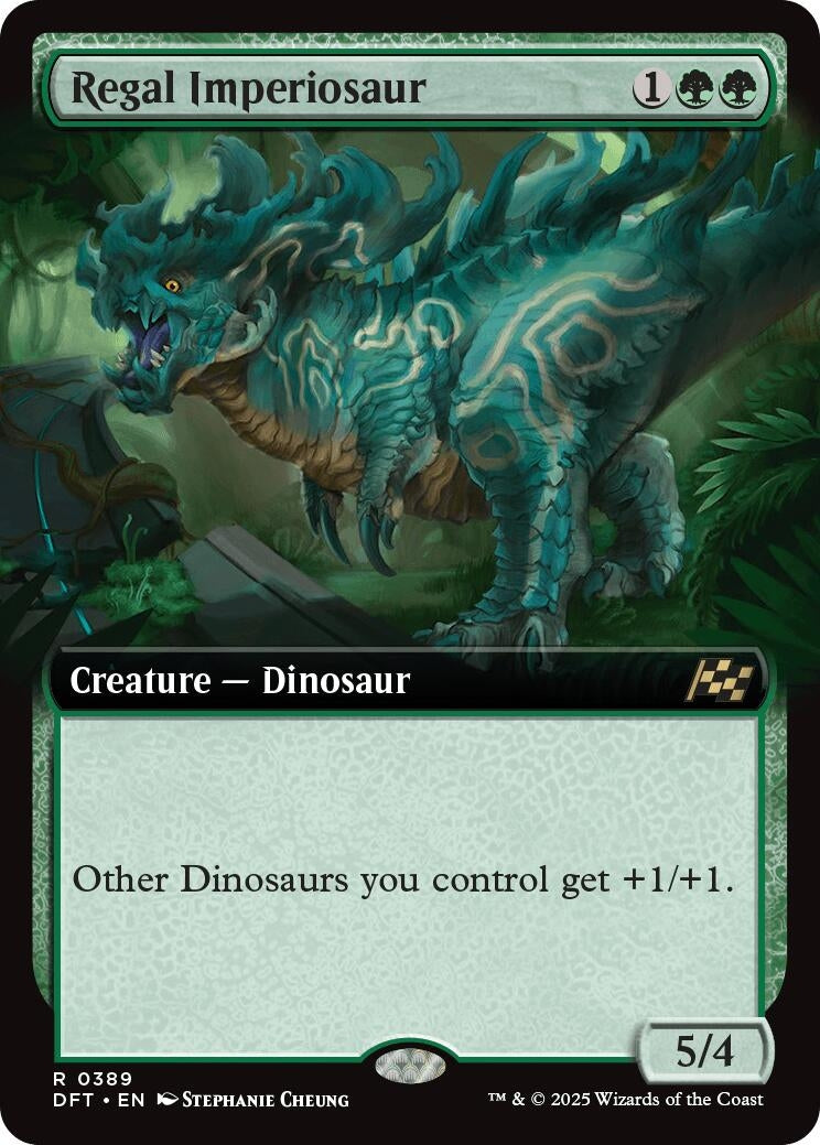 Image for Regal Imperiosaur (Extended Art) (389) - Magic: The Gathering