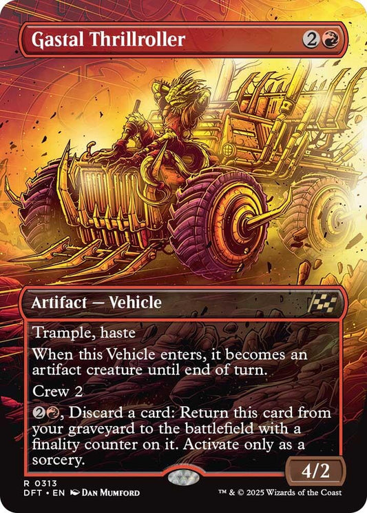 Image for Gastal Thrillroller (Borderless) (313) - Magic: The Gathering