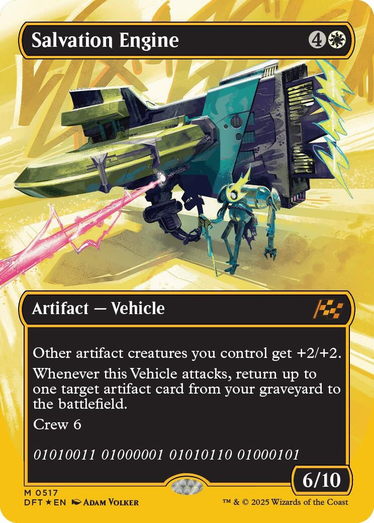 Image for Salvation Engine (Borderless) (First-Place Foil) (517) [DFT]