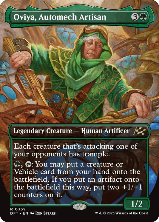 Image for Oviya, Automech Artisan (Borderless) (359) - Magic: The Gathering
