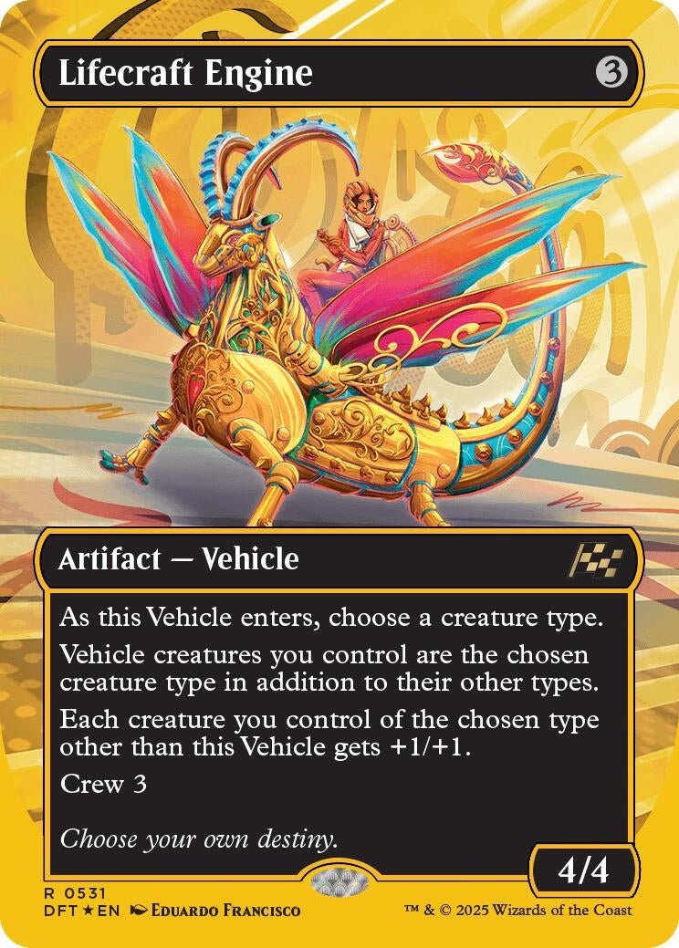 Image for Lifecraft Engine (Borderless) (First-Place Foil) (531) - Magic: The Gathering