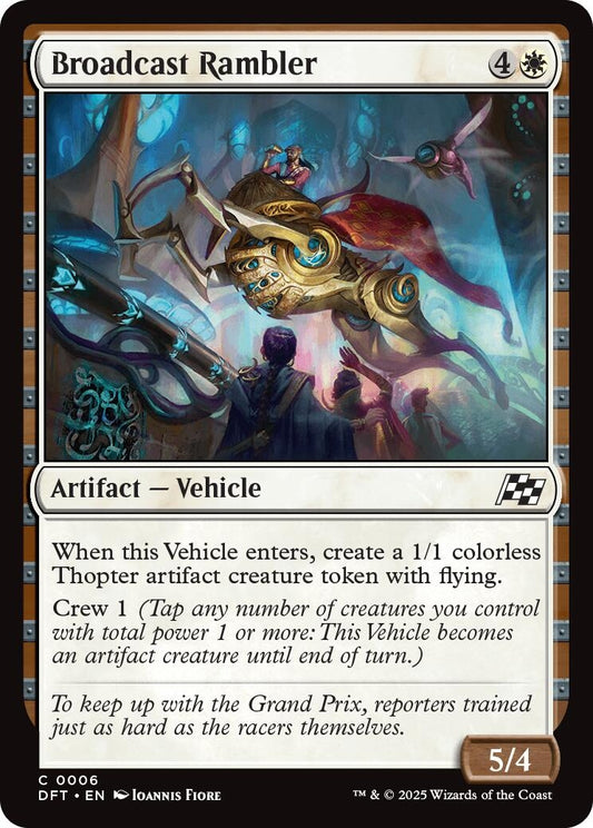 Image for Broadcast Rambler (6) - Magic: The Gathering