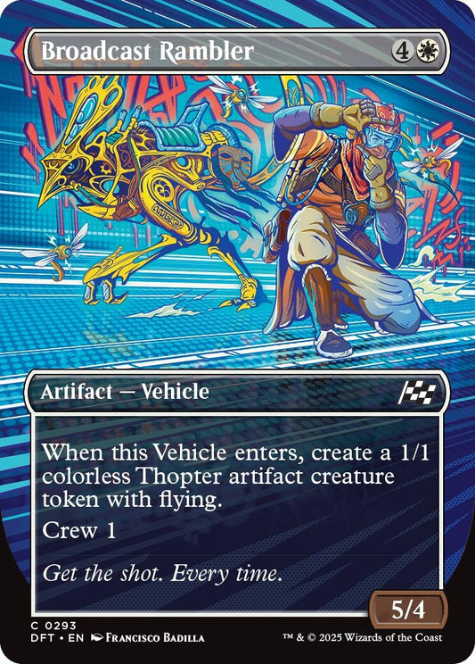 Image for Broadcast Rambler (Borderless) (293) - Magic: The Gathering