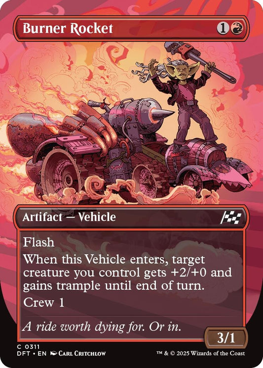 Image for Burner Rocket (Borderless) (311) - Magic: The Gathering