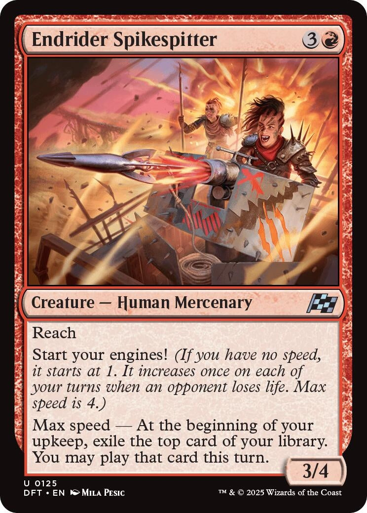 Image for Endrider Spikespitter (125) - Magic: The Gathering