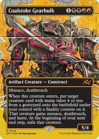 Coalstoke Gearhulk (Borderless) (First-Place Foil)