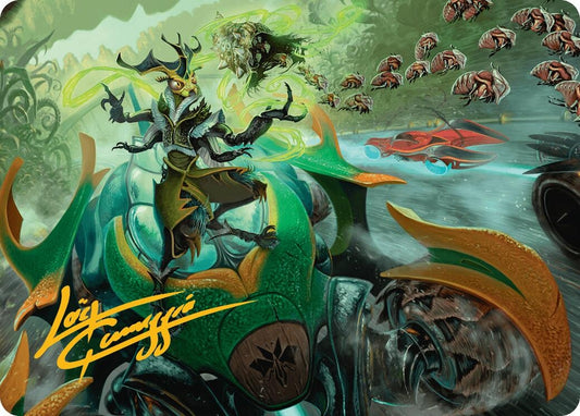 Image for Aatchik, Emerald Radian Art Card (15/54) (Gold-Stamped Signature) (15) - Magic: The Gathering