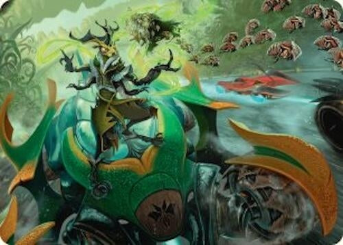 Image for Aatchik, Emerald Radian Art Card (15/54) (15) - Magic: The Gathering