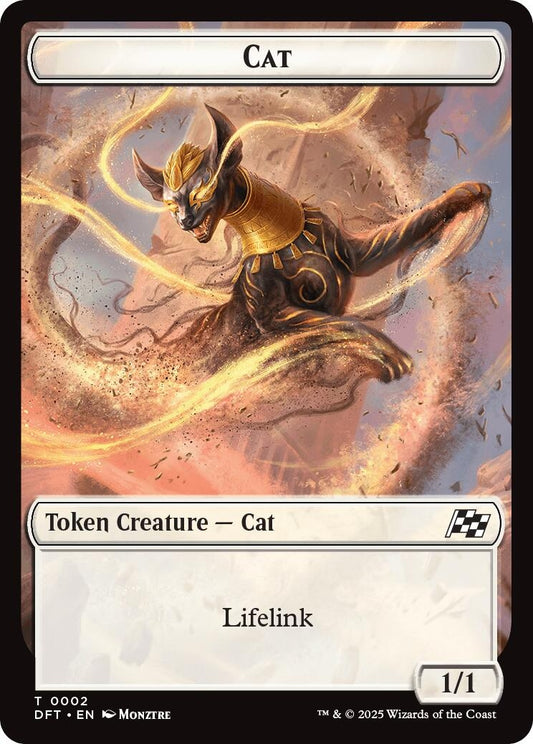 Image for Cat // Thopter (0010) Double-Sided Token (2 // 10) - Magic: The Gathering