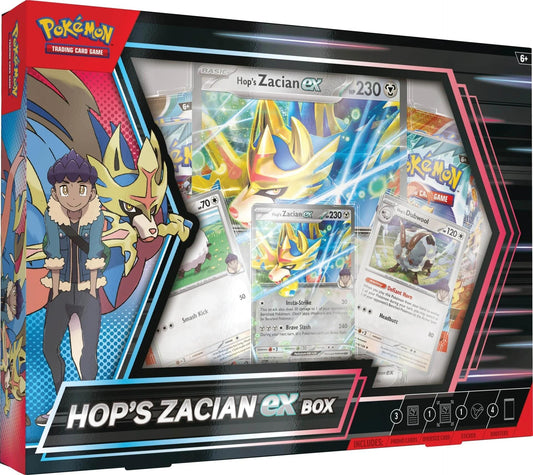 Image for Hop's Zacian ex Box - Pokemon