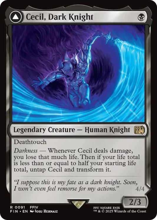 Image for Cecil, Dark Knight (91) - Magic: The Gathering