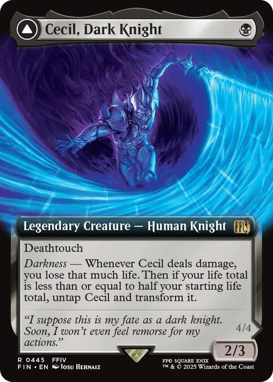 Image for Cecil, Dark Knight (Extended Art) (445) - Magic: The Gathering
