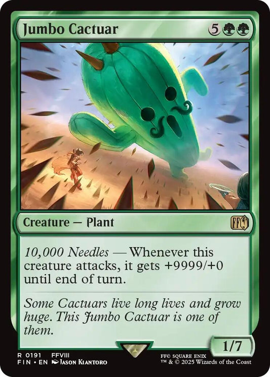 Image for Jumbo Cactuar (191) - Magic: The Gathering