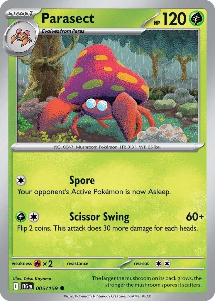 Image for Parasect (005/159) - Pokemon