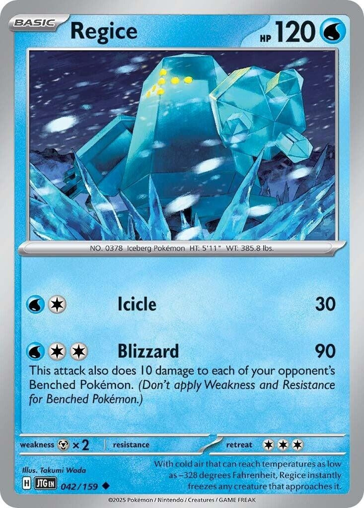 Image for Regice (042/159) - Pokemon