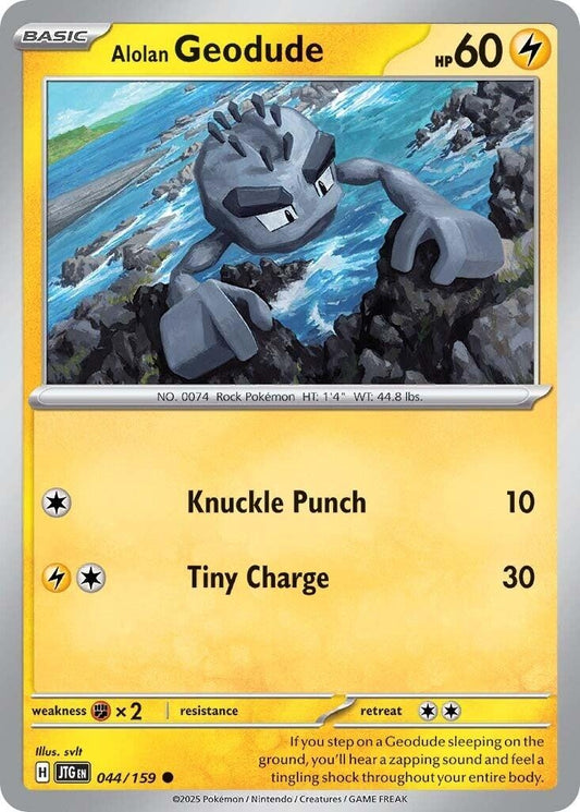 Image for Alolan Geodude (044/159) - Pokemon