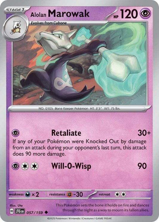 Image for Alolan Marowak (057/159) - Pokemon