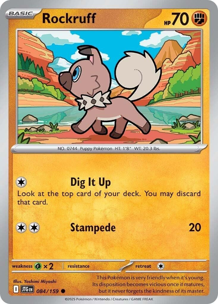 Image for Rockruff (084/159) - Pokemon