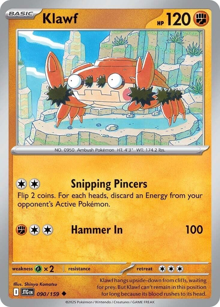Image for Klawf (090/159) - Pokemon