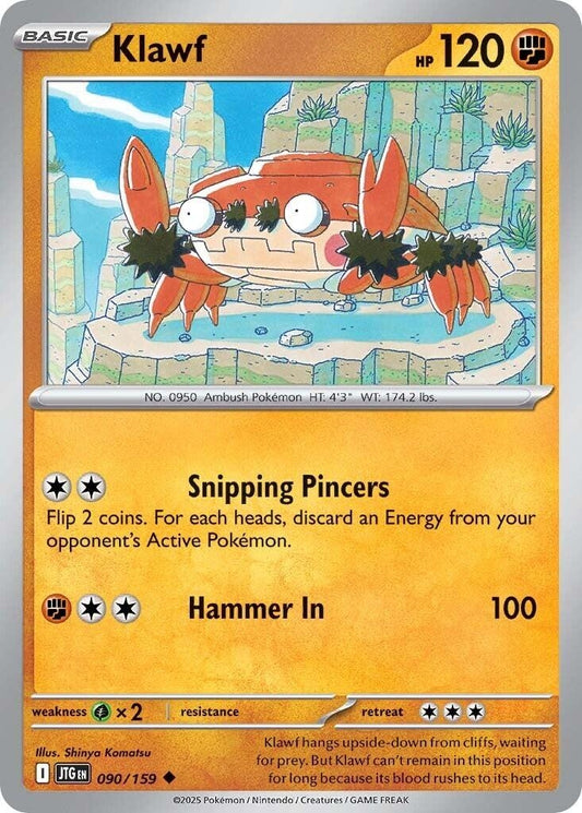 Image for Klawf (090/159) - Pokemon