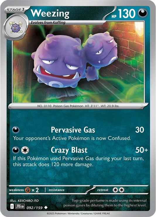 Image for Weezing (092/159) - Pokemon