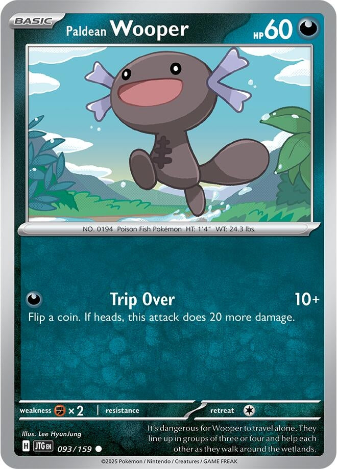 Image for Paldean Wooper (093/159) - Pokemon