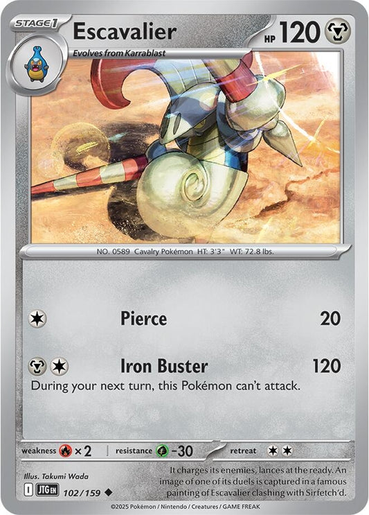 Image for Escavalier (102/159) - Pokemon