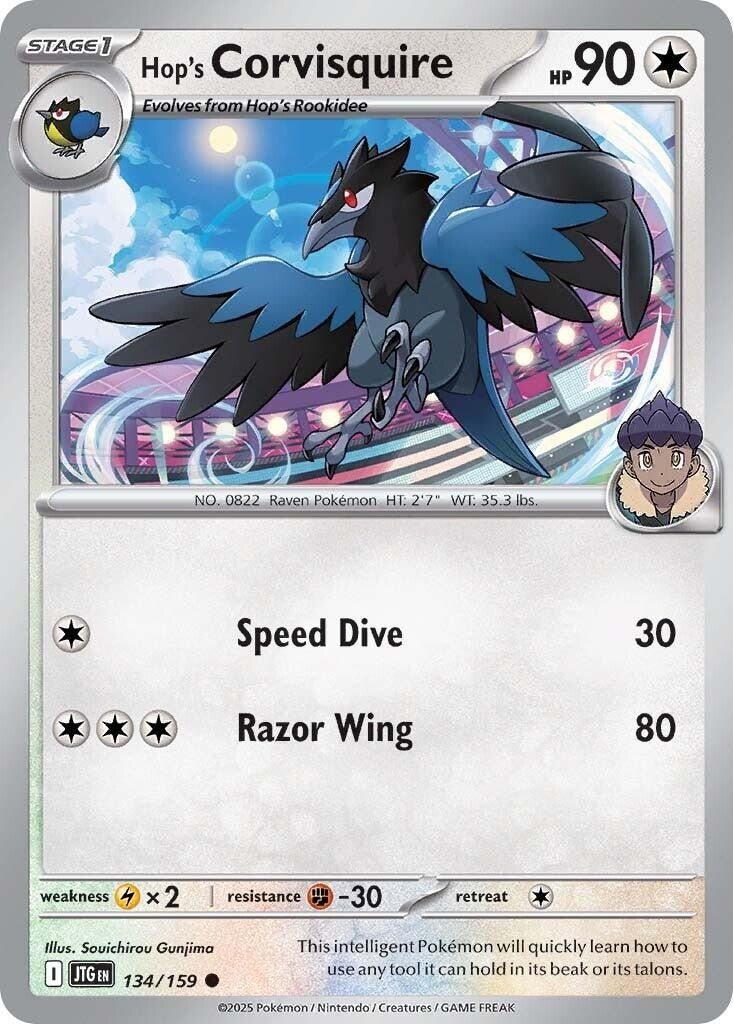 Image for Hop's Corvisquire (134/159) - Pokemon
