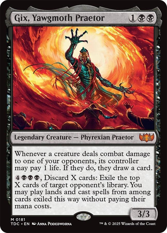 Image for Gix, Yawgmoth Praetor (181) - Magic: The Gathering