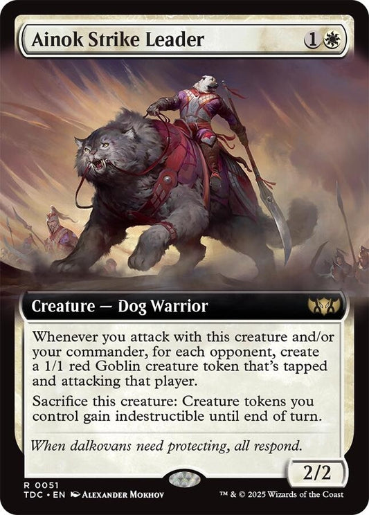 Image for Ainok Strike Leader (Extended Art) (51) - Magic: The Gathering