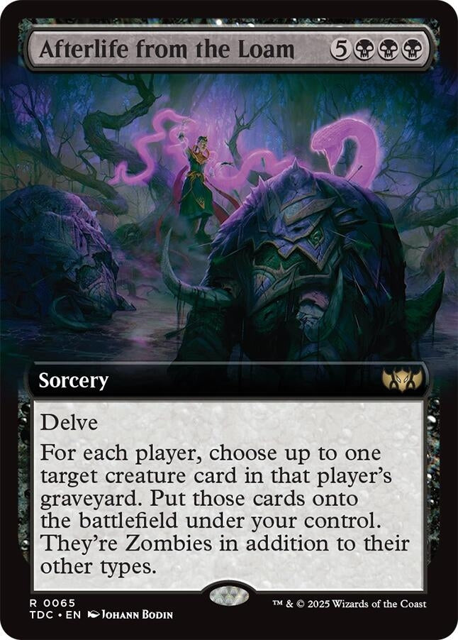 Image for Afterlife from the Loam (Extended Art) (65) - Magic: The Gathering