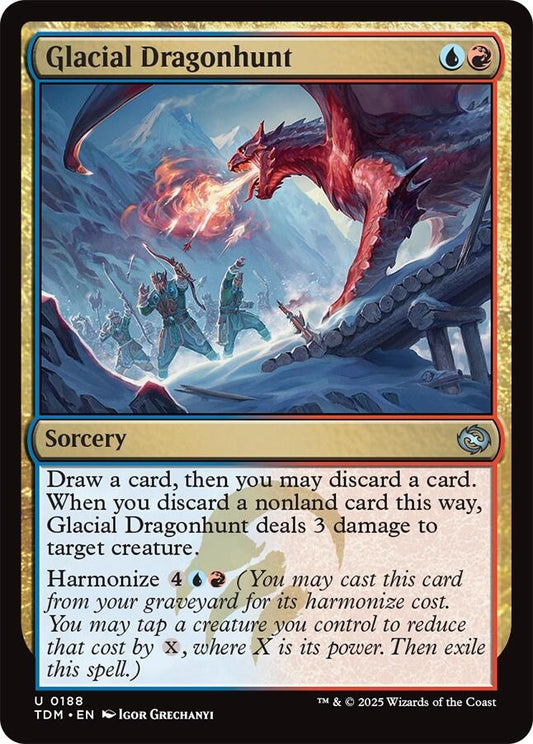 Image for Glacial Dragonhunt (188) - Magic: The Gathering