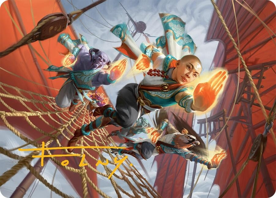 Image for Aligned Heart Art Card (52/54) (Gold-Stamped Signature) (52) - Magic: The Gathering