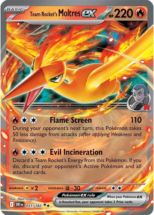 Team Rocket's Moltres ex (031/182)