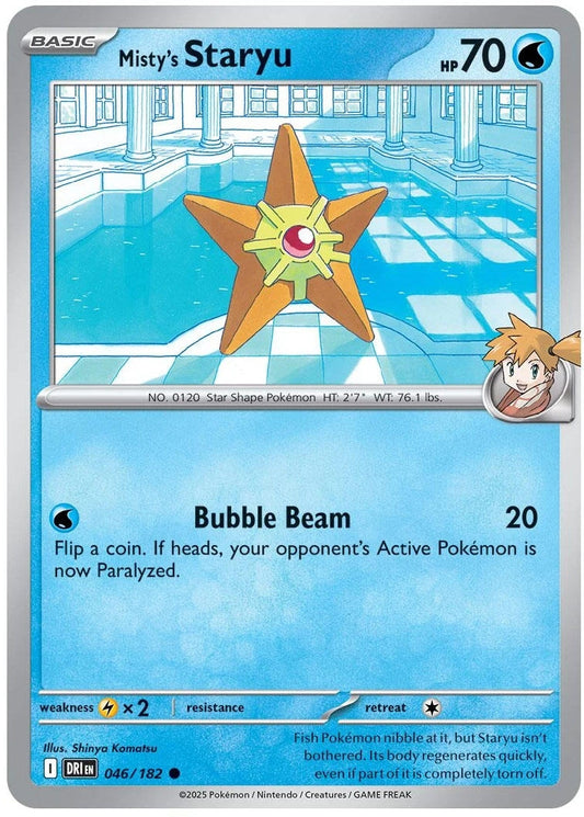 Image for Misty's Staryu (046/180) - Pokemon