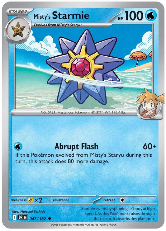 Image for Misty's Starmie (047/182) - Pokemon