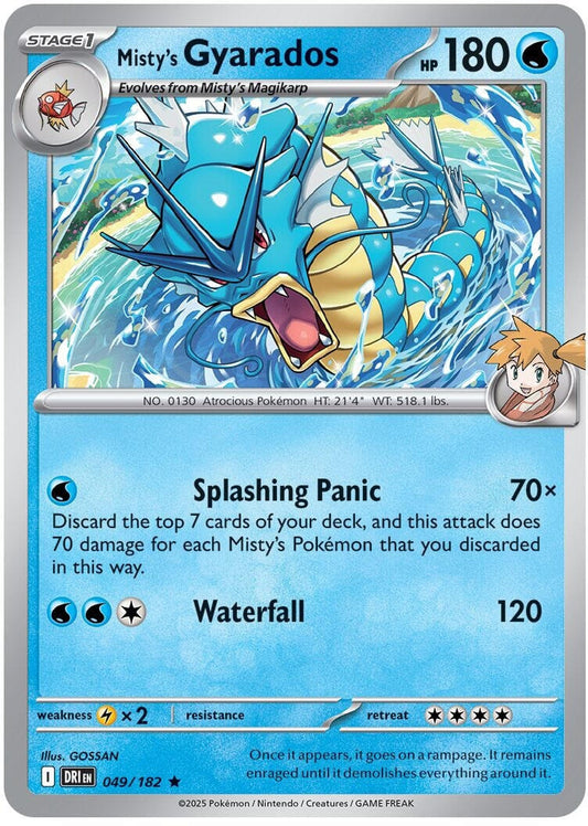 Image for Misty's Gyarados (049/182) - Pokemon