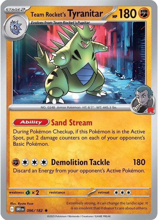 Team Rocket's Tyranitar (096/182)