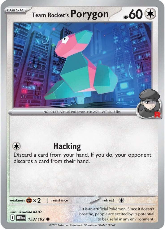 Team Rocket's Porygon (153/182)
