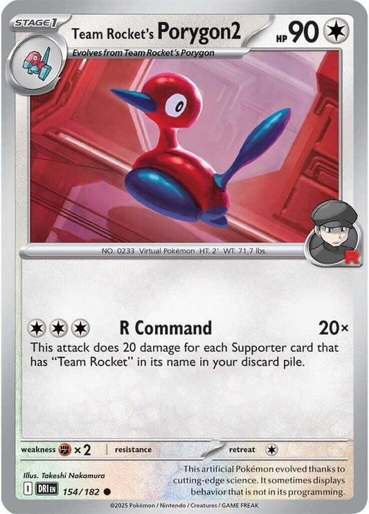 Team Rocket's Porygon2 (154/182)