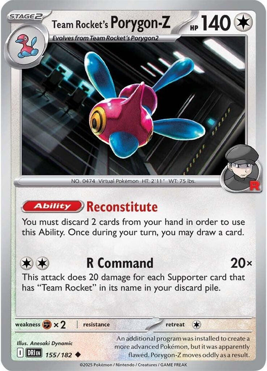 Team Rocket's Porygon-Z (155/182)