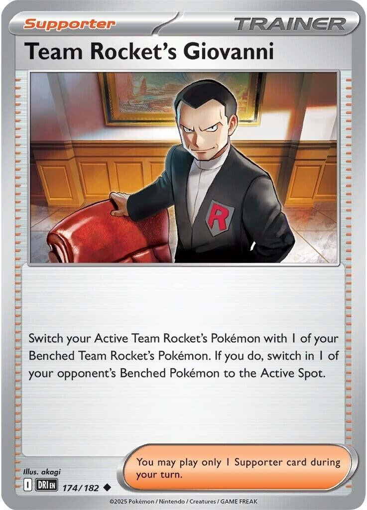 Team Rocket's Giovanni (174/182)