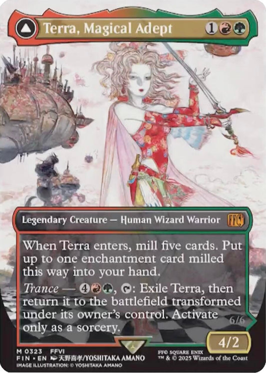 Image for Terra, Magical Adept (Borderless) (323) - Magic: The Gathering