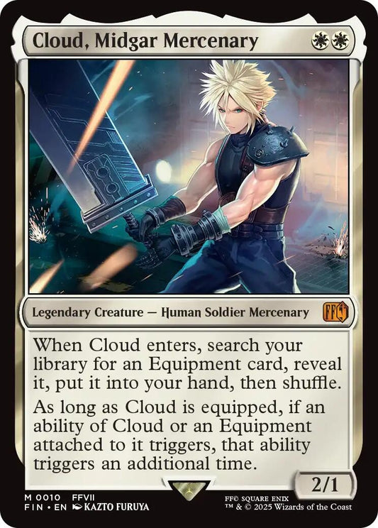 Image for Cloud, Midgar Mercenary (10) - Magic: The Gathering