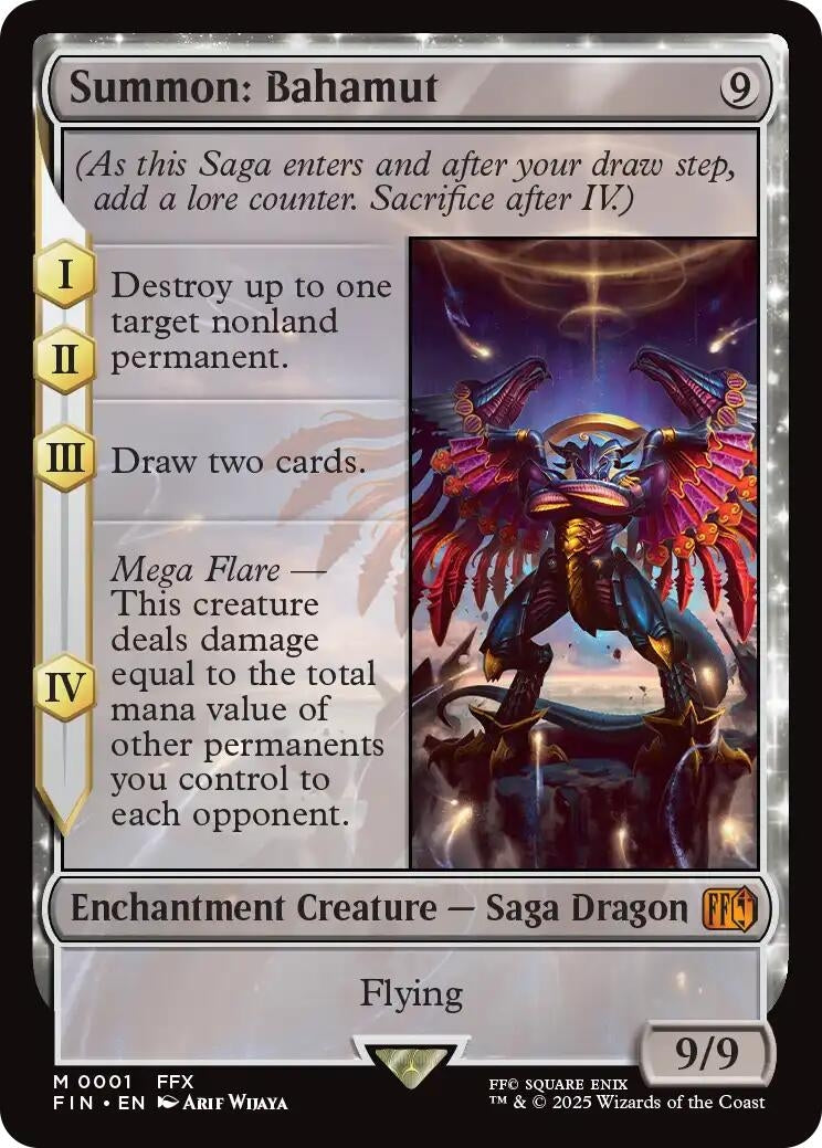 Image for Summon: Bahamut (1) - Magic: The Gathering