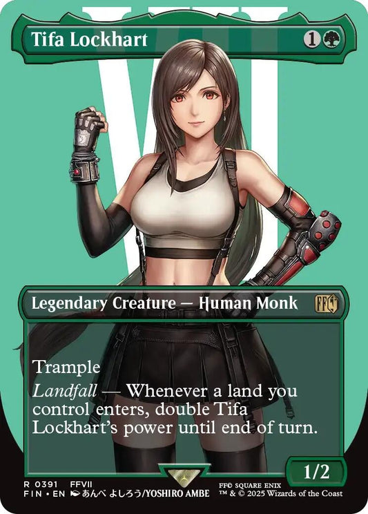 Image for Tifa Lockhart (Borderless) (391) - Magic: The Gathering